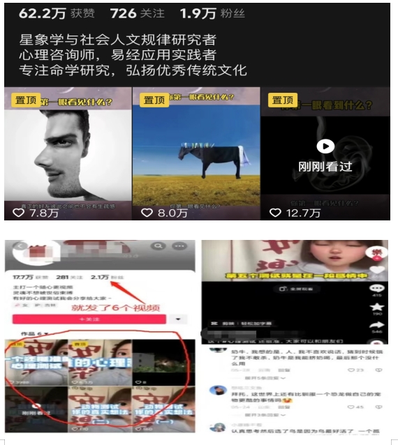 我靠抖音心理测试蓝海项目，日引500+粉丝，日入1000+，小白可操作，无需门槛（附3G素材）