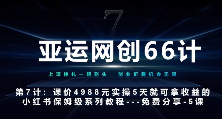 亚运网创66计第7计：小红书第5课–如何靠AI搞定选题和笔记–硬菜