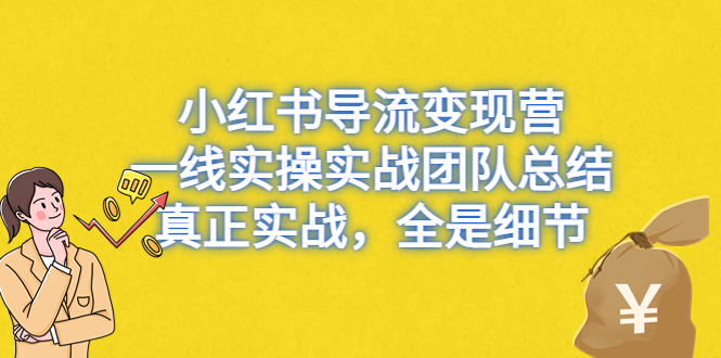 （6441期）小红书导流变现营，一线实操实战团队总结，真正实战，全是细节