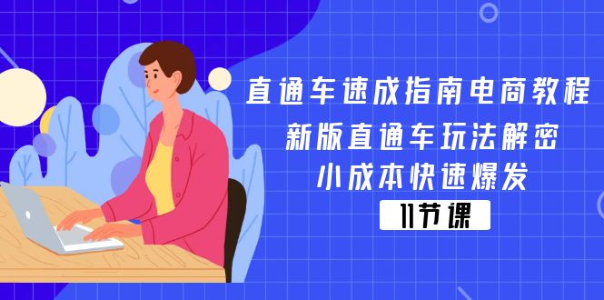 （11537期）直通车 速成指南电商教程：新版直通车玩法解密，小成本快速爆发（11节）