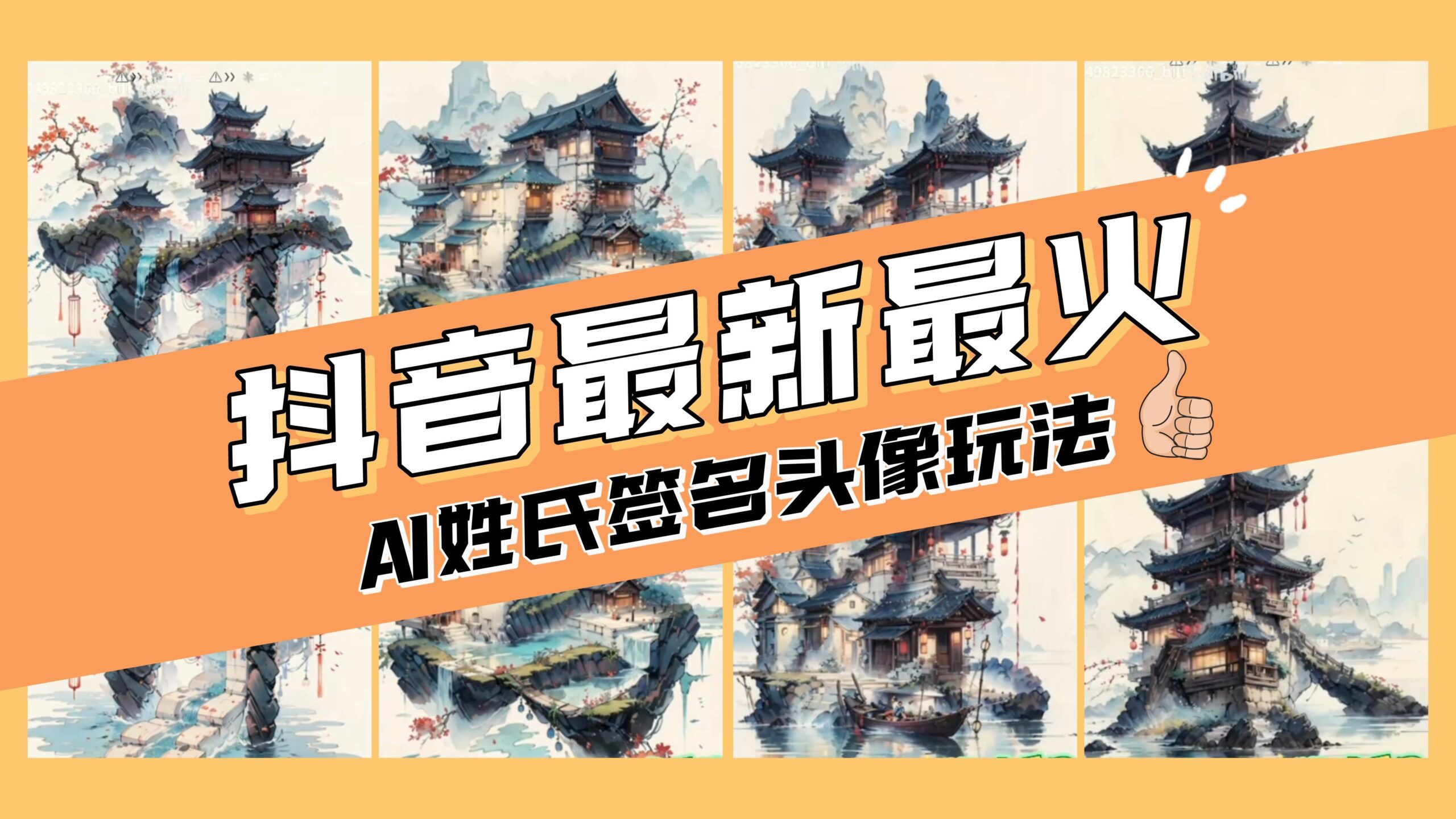 （8375期）AI姓氏签名头像定制，简单易操作，日入200-500+